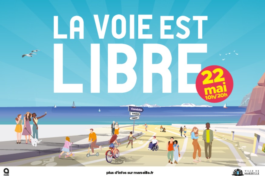 Voici quand aura lieu le prochain dimanche sans voiture sur la Corniche de Marseille pour le mois de mai