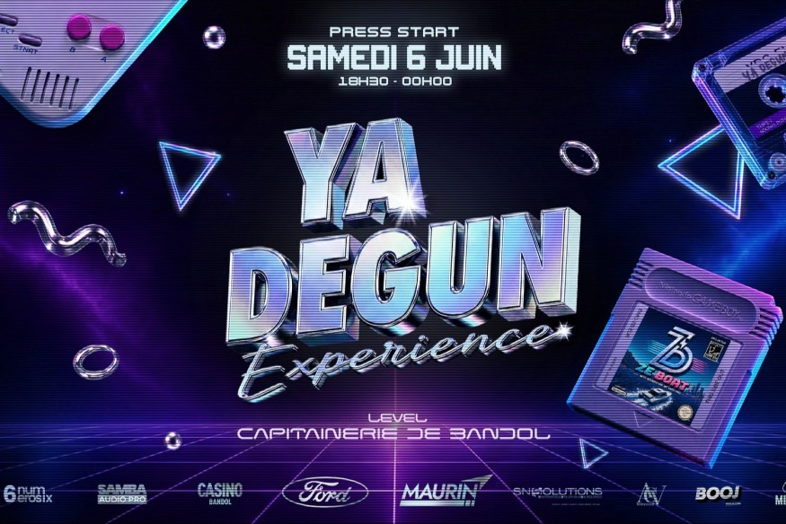 Ya Degun Experience #2 — Back to the Future : le deuxième voyage commence le 6 juin à Bandol